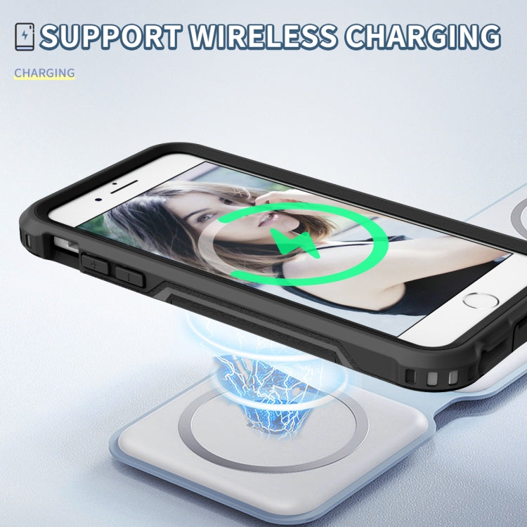 For iPhone 6 Plus / 7 Plus / 8 Plus 3 in 1 PC + TPU Shockproof Phone Case