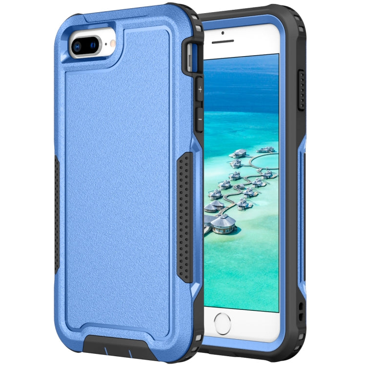 For iPhone 6 Plus / 7 Plus / 8 Plus 3 in 1 PC + TPU Shockproof Phone Case