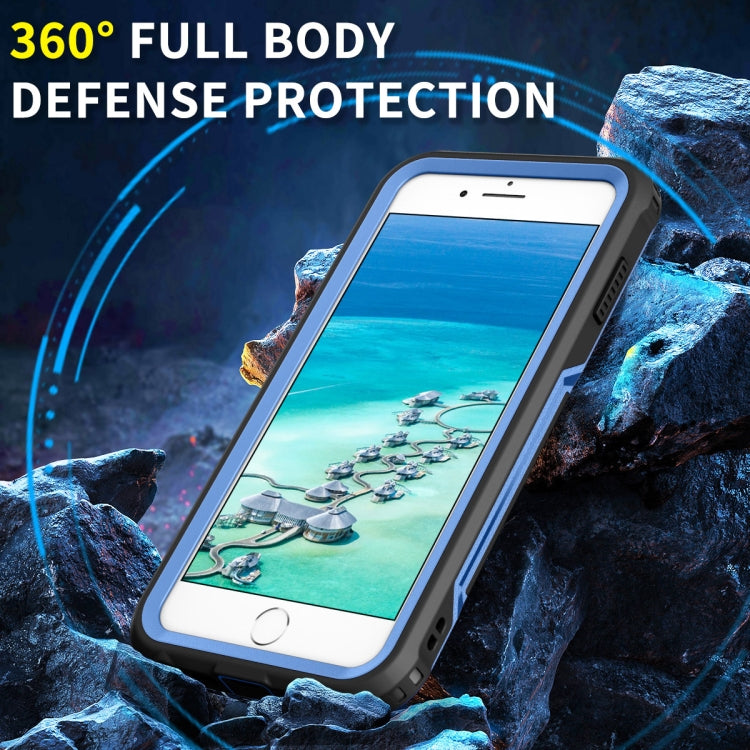 For iPhone 6 Plus / 7 Plus / 8 Plus 3 in 1 PC + TPU Shockproof Phone Case