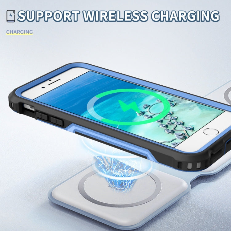 For iPhone 6 Plus / 7 Plus / 8 Plus 3 in 1 PC + TPU Shockproof Phone Case