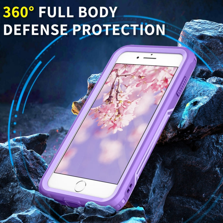 For iPhone 6 Plus / 7 Plus / 8 Plus 3 in 1 PC + TPU Shockproof Phone Case