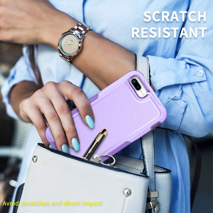 For iPhone 6 Plus / 7 Plus / 8 Plus 3 in 1 PC + TPU Shockproof Phone Case