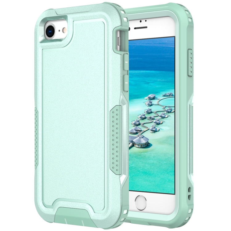 For iPhone 6 / 7 / 8 / SE 2020 3 in 1 PC + TPU Shockproof Phone Case