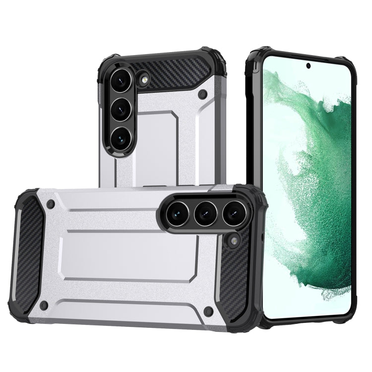 For Samsung Galaxy S23 5G Magic Armor TPU Hard PC Phone Case
