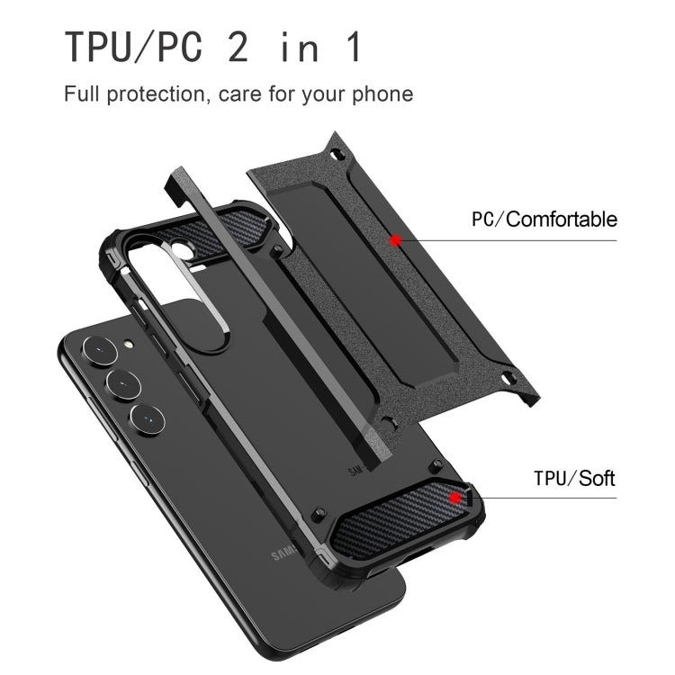 For Samsung Galaxy S23+ 5G Magic Armor TPU Hard PC Phone Case