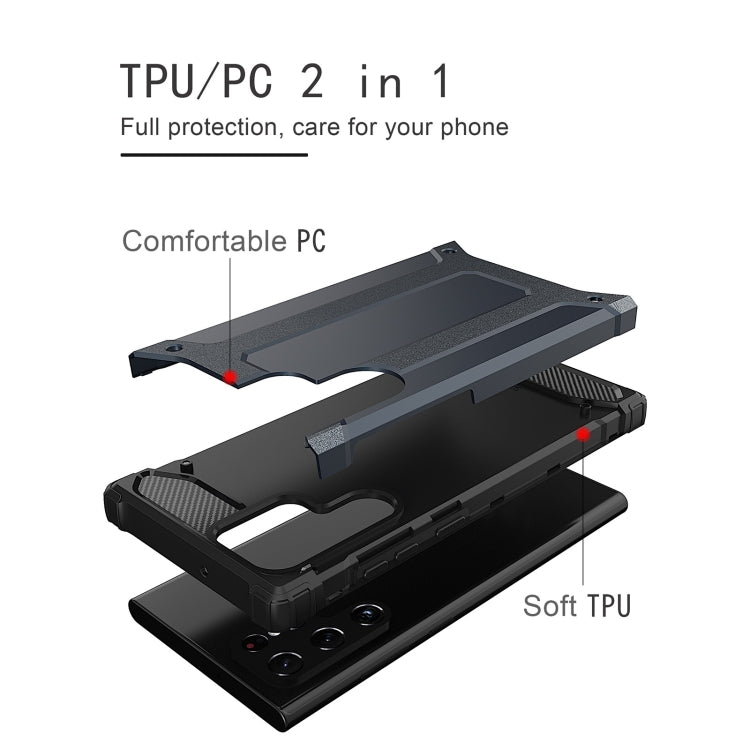 For Samsung Galaxy S23 Ultra 5G Magic Armor TPU Hard PC Phone Case