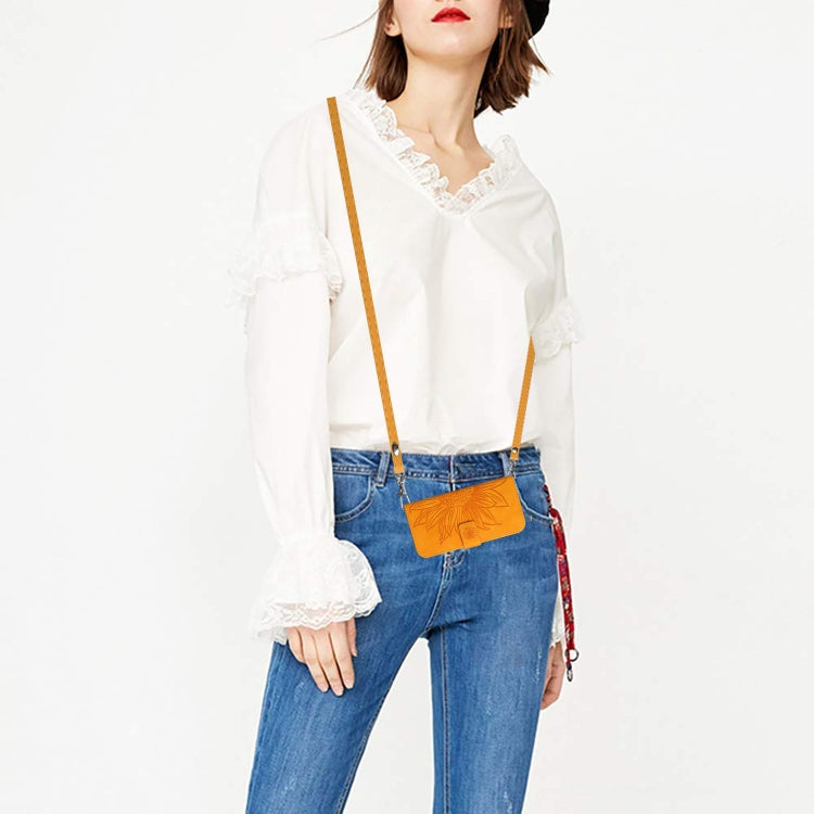 For Xiaomi Mi Note 10 / Note 10 Pro / CC9 Pro Skin Feel Sun Flower Pattern Flip Leather Phone Case with Lanyard