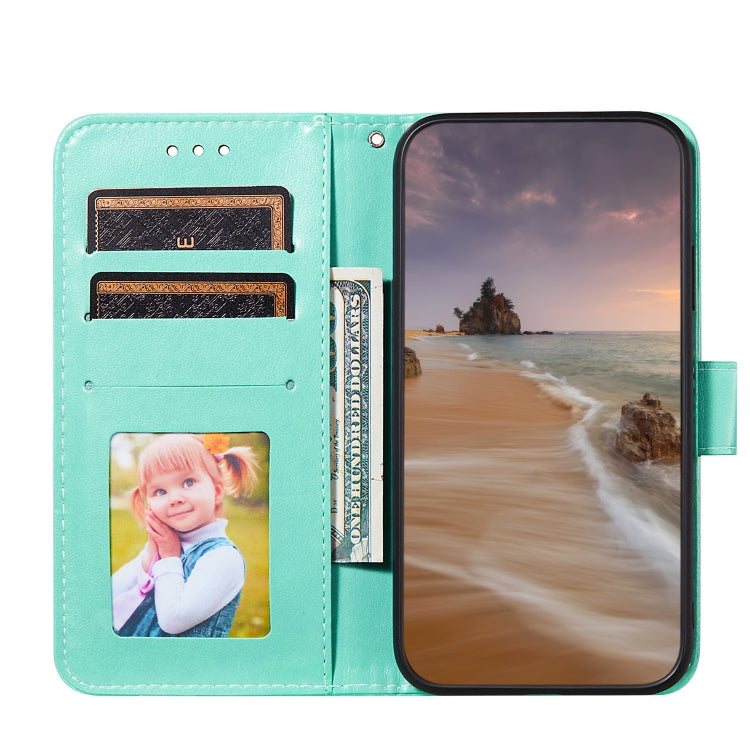 For iPhone 14 Pro Dandelion Embossing Flip Leather Phone Case