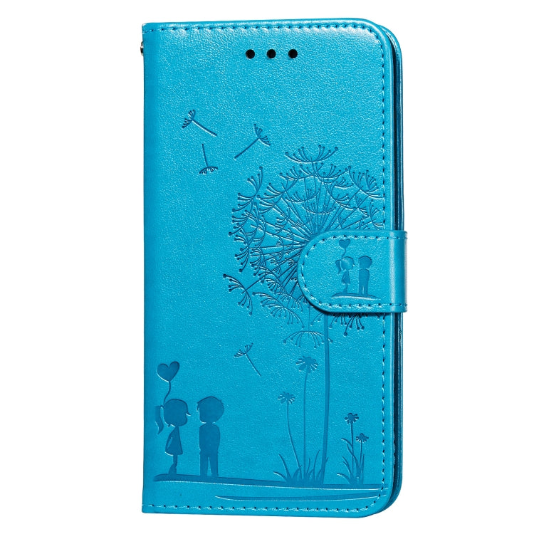 For iPhone 14 Pro Dandelion Embossing Flip Leather Phone Case