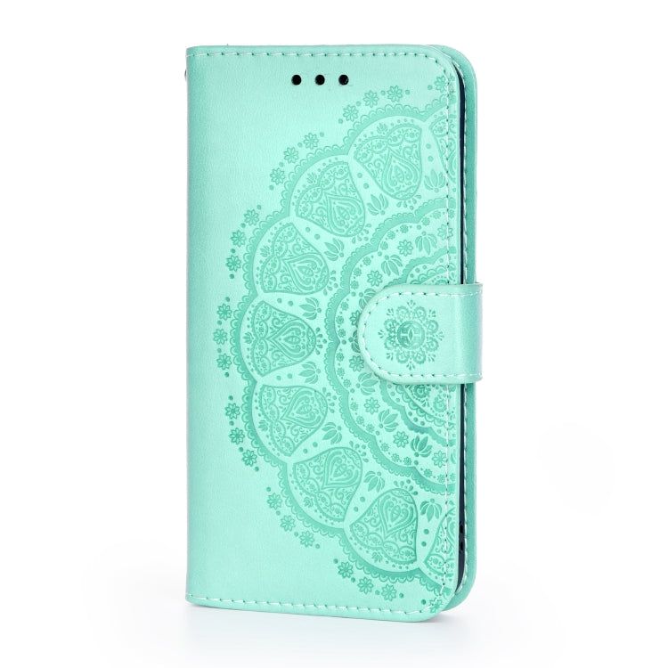 For iPone 14 Plus Totems Embossing Flip Leather Phone Case
