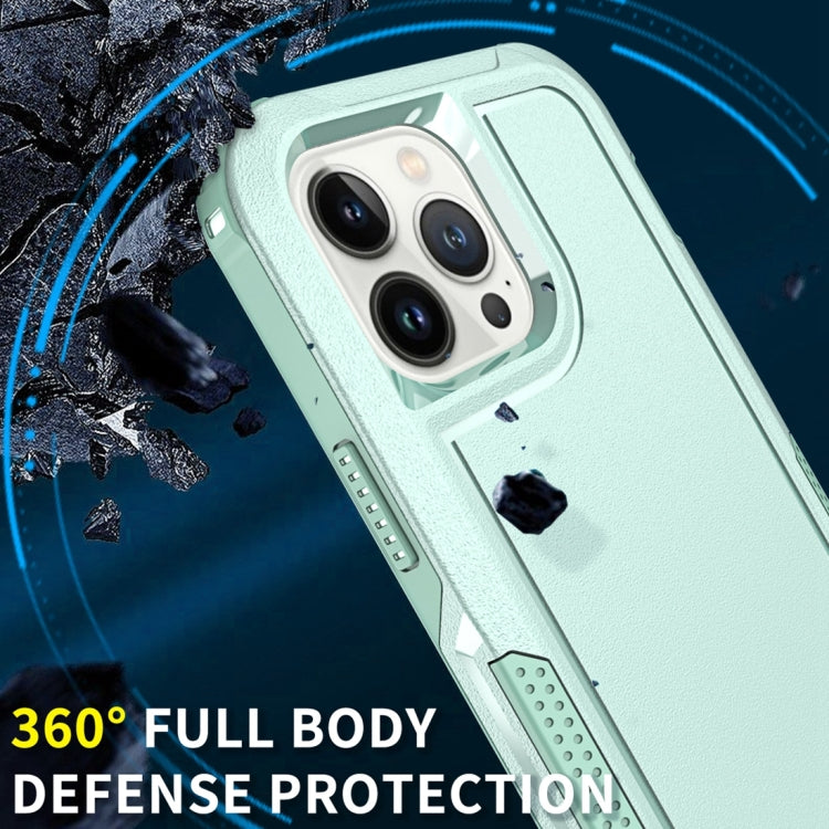 For iPhone 13 Pro Max 3 in 1 PC + TPU Shockproof Phone Case