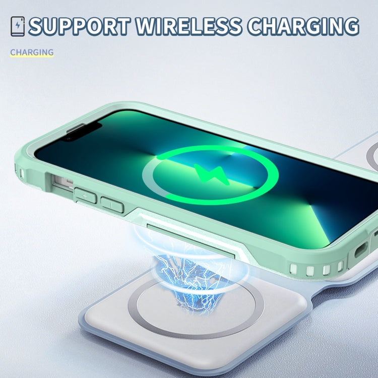 For iPhone 13 Pro Max 3 in 1 PC + TPU Shockproof Phone Case