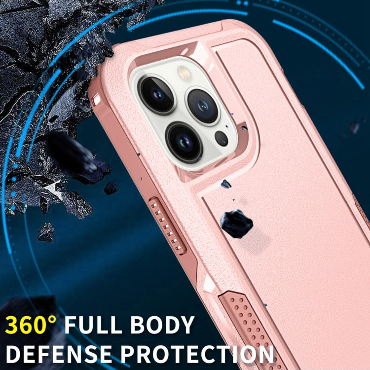 For iPhone 13 Pro Max 3 in 1 PC + TPU Shockproof Phone Case
