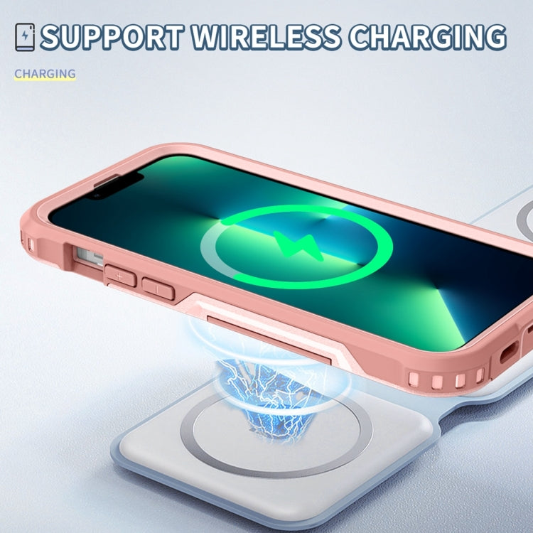For iPhone 13 Pro Max 3 in 1 PC + TPU Shockproof Phone Case