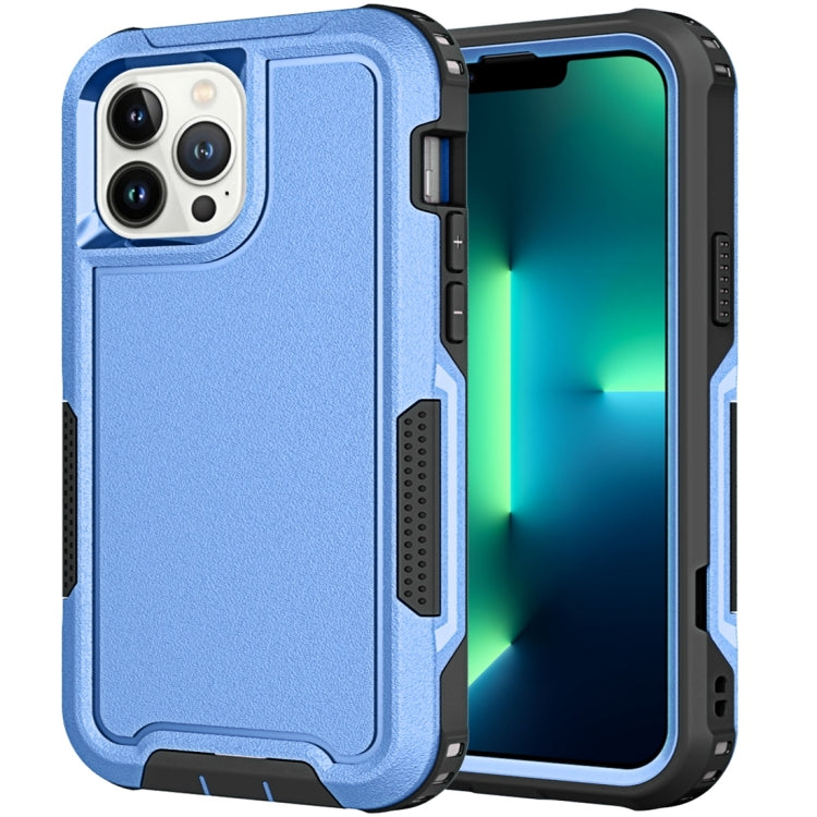 For iPhone 13 Pro Max 3 in 1 PC + TPU Shockproof Phone Case