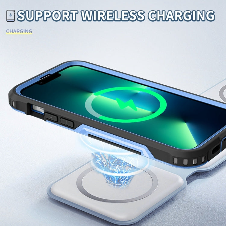 For iPhone 13 Pro Max 3 in 1 PC + TPU Shockproof Phone Case