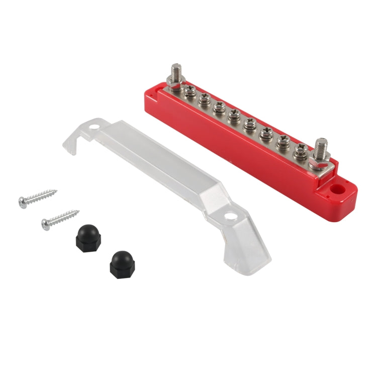 8 Way Power Distribution Block Terminal Studs with 2 Fixing Screws