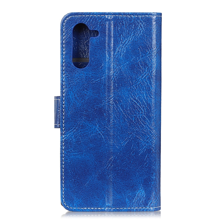 For OPPO Realme 6 Retro Crazy Horse Texture Horizontal Flip Leather Case with Holder & Card Slots & Photo Frame & Wallet