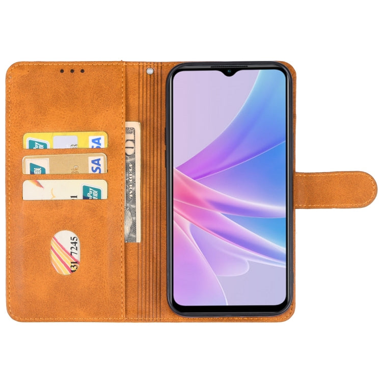 For OPPO A58 Leather Phone Case