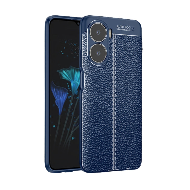 For Honor Play 40/40 Plus Litchi Texture Shockproof TPU Phone Case