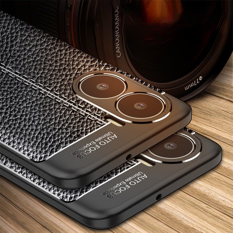 For Honor Play 40/40 Plus Litchi Texture Shockproof TPU Phone Case
