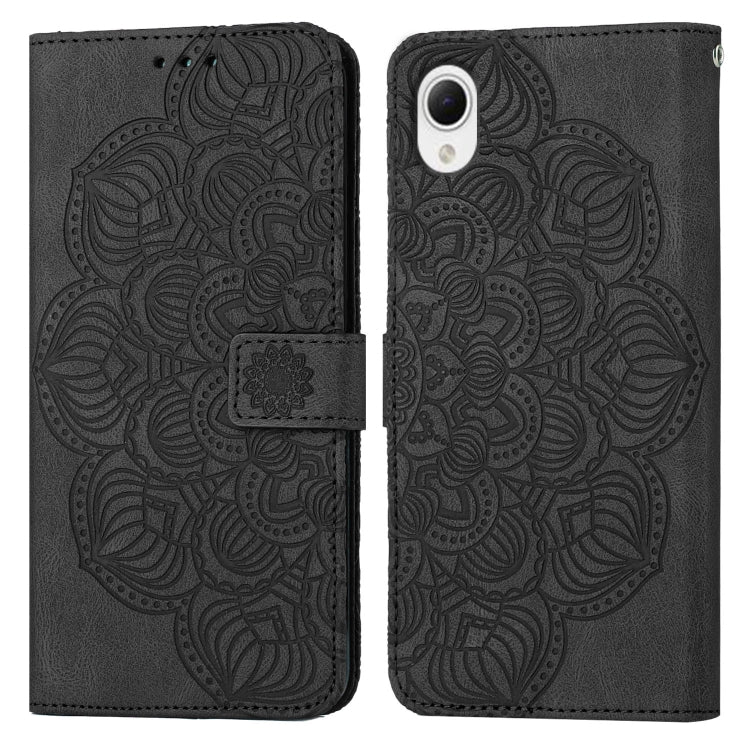 For Samsung Galaxy A23e Mandala Embossed Flip Leather Phone Case