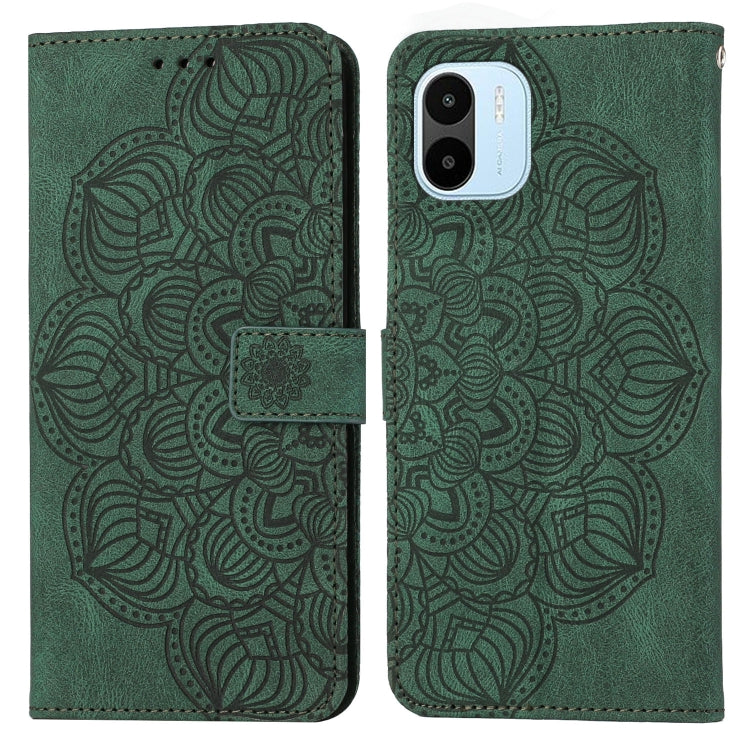 For Xiaomi Redmi A1 Mandala Embossed Flip Leather Phone Case
