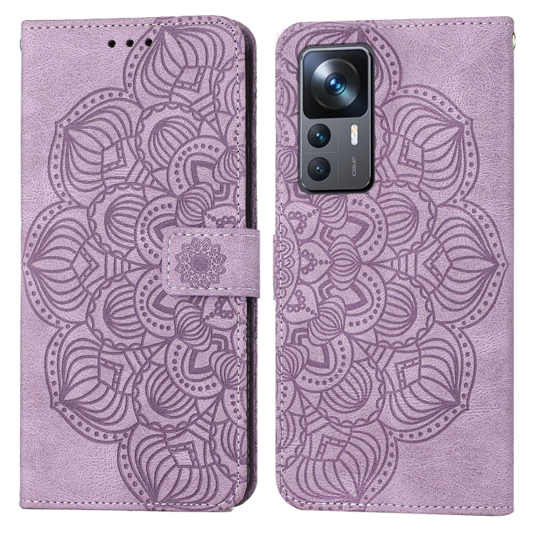For Xiaomi 12T / 12T Pro / Redmi K50 Ultra Mandala Embossed Flip Leather Phone Case