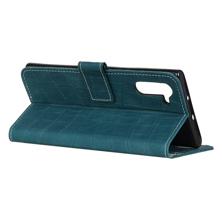 For OPPO Realme 6 Crocodile Texture Horizontal Flip Leather Case with Holder & Card Slots & Wallet