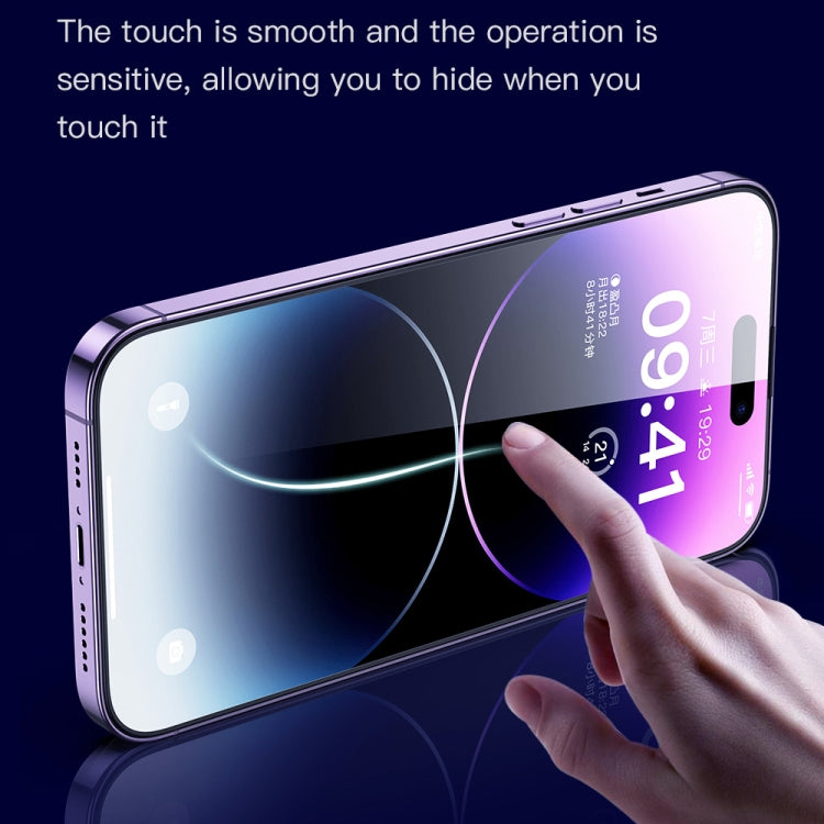 For iPhone 14 Plus TOTUDESIGN AB-057 HD Silk Screen Dustproof Tempered Glass Film