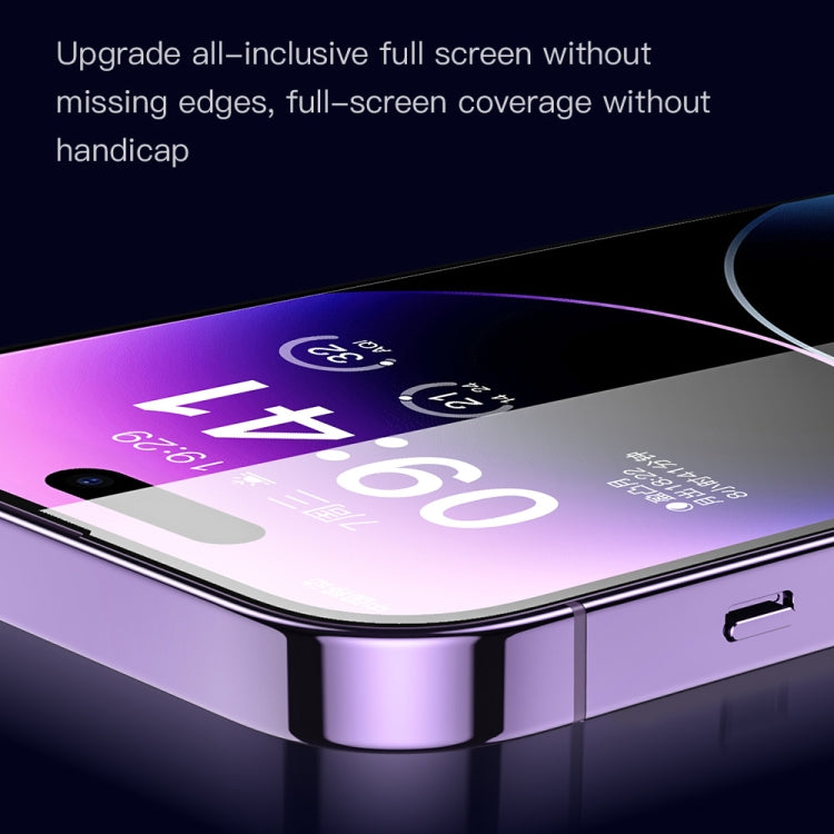 For iPhone 14 Pro Max TOTUDESIGN AB-057 HD Silk Screen Dustproof Tempered Glass Film
