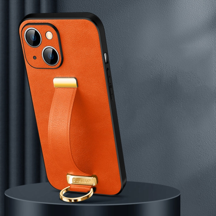 For iPhone 14 SULADA Cool Series PC + Leather Texture Skin Feel Phone Case