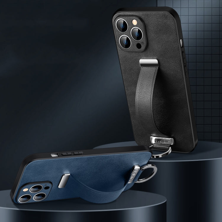 For iPhone 14 SULADA Cool Series PC + Leather Texture Skin Feel Phone Case