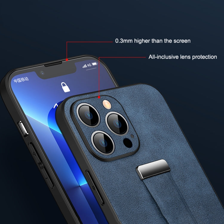 For iPhone 14 SULADA Cool Series PC + Leather Texture Skin Feel Phone Case