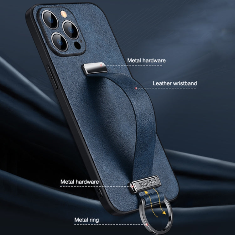 For iPhone 14 SULADA Cool Series PC + Leather Texture Skin Feel Phone Case