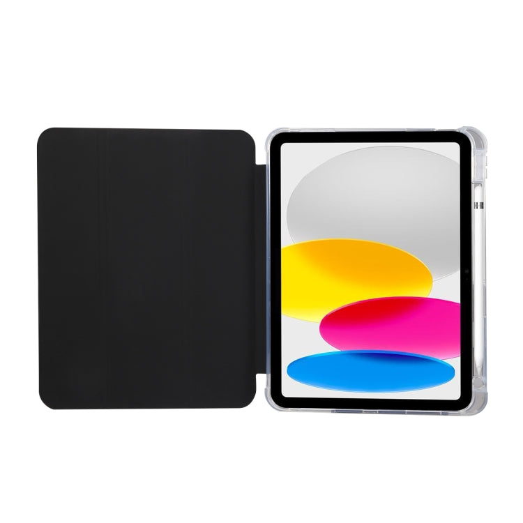 For iPad 10th Gen 10.9 2022 3-folding Electric Pressed Skin Texture Leather Tablet Case