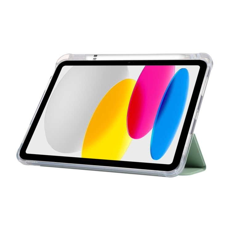 For iPad 10th Gen 10.9 2022 3-folding Electric Pressed Skin Texture Leather Tablet Case