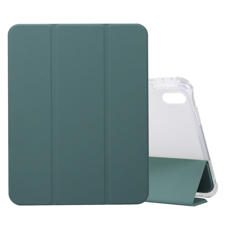 For iPad 10th Gen 10.9 2022 3-folding Electric Pressed Skin Texture Leather Tablet Case