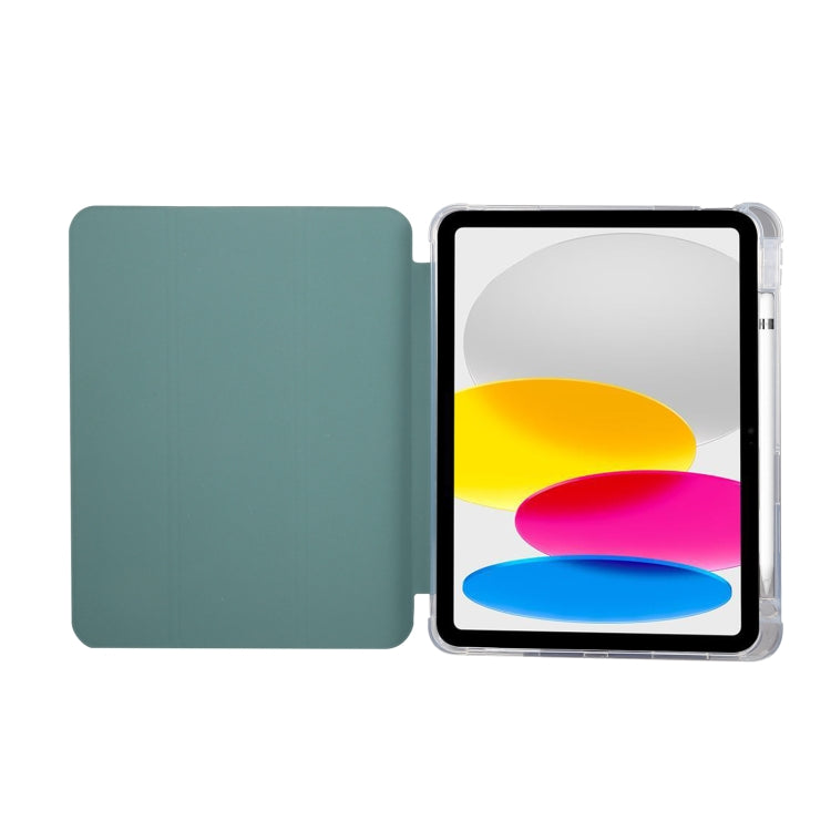 For iPad 10th Gen 10.9 2022 3-folding Electric Pressed Skin Texture Leather Tablet Case