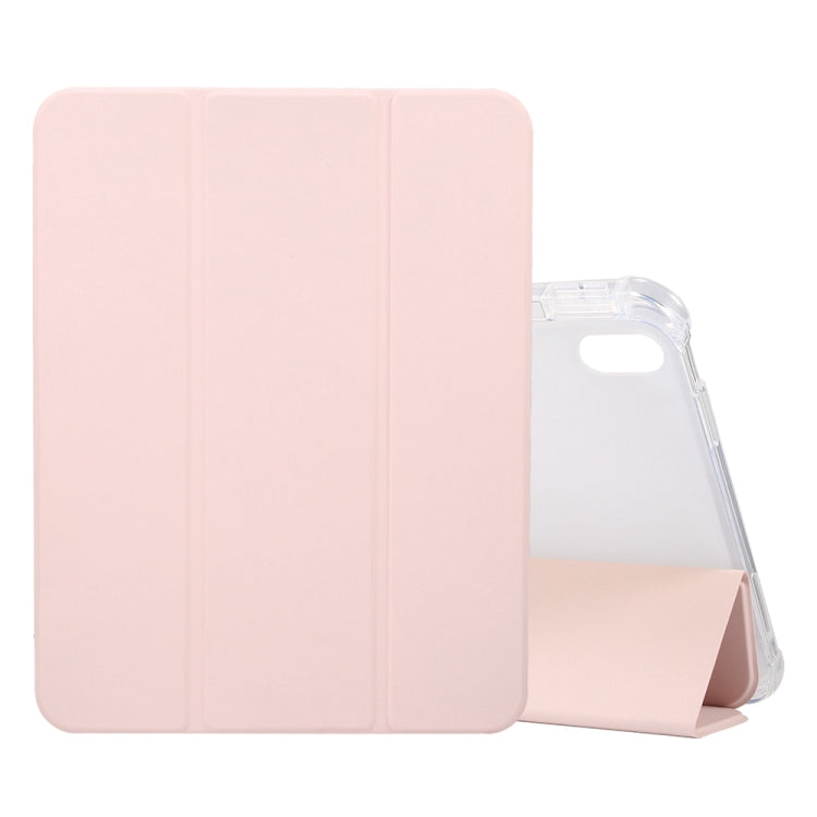 For iPad 10th Gen 10.9 2022 3-folding Electric Pressed Skin Texture Leather Tablet Case