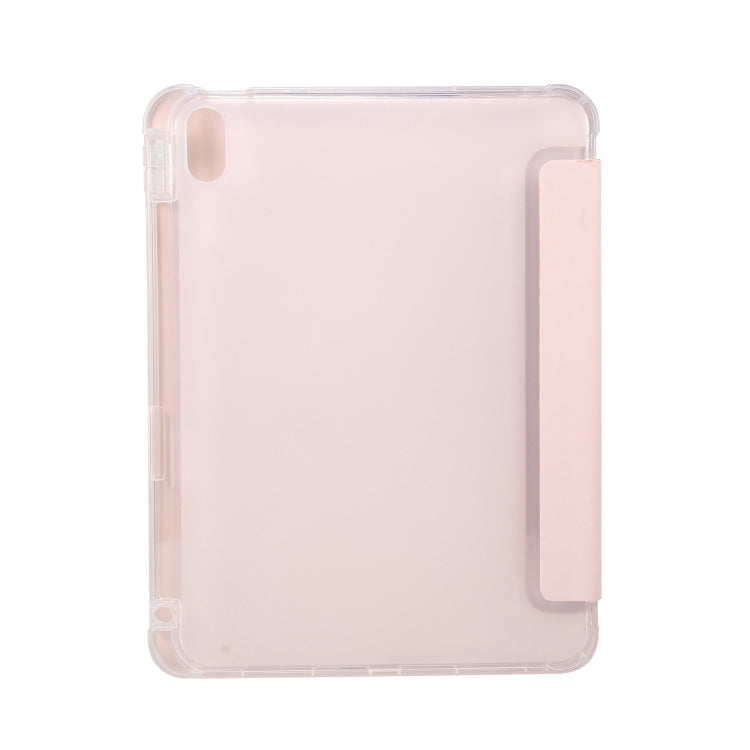 For iPad 10th Gen 10.9 2022 3-folding Electric Pressed Skin Texture Leather Tablet Case