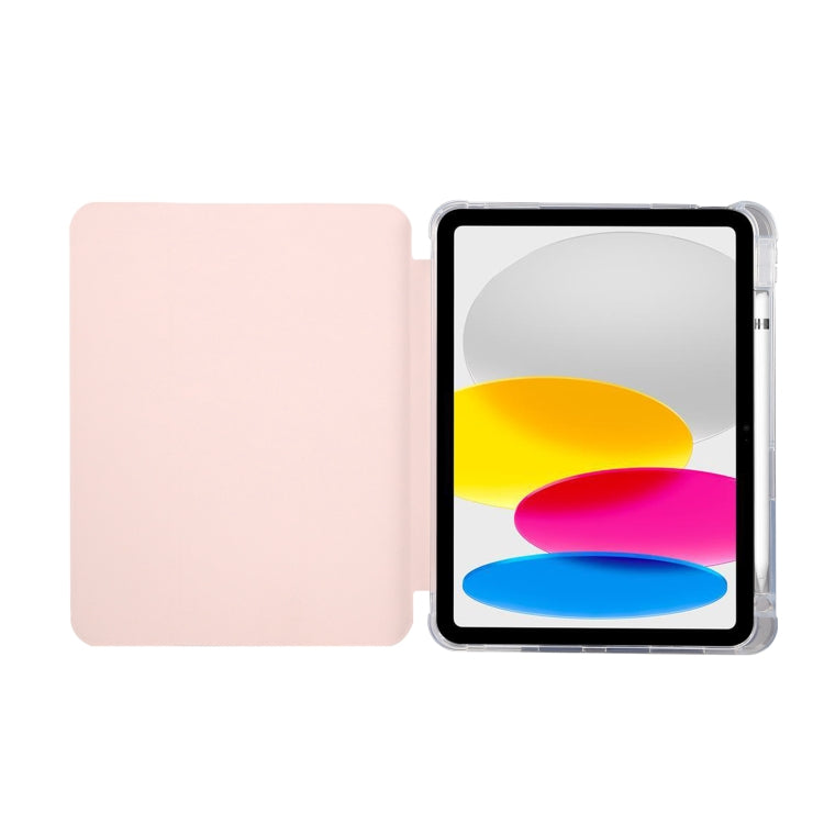 For iPad 10th Gen 10.9 2022 3-folding Electric Pressed Skin Texture Leather Tablet Case