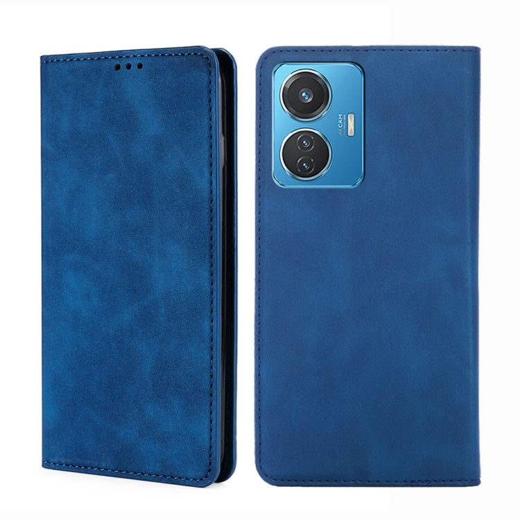 For vivo Y55 4G Skin Feel Magnetic Horizontal Flip Leather Phone Case