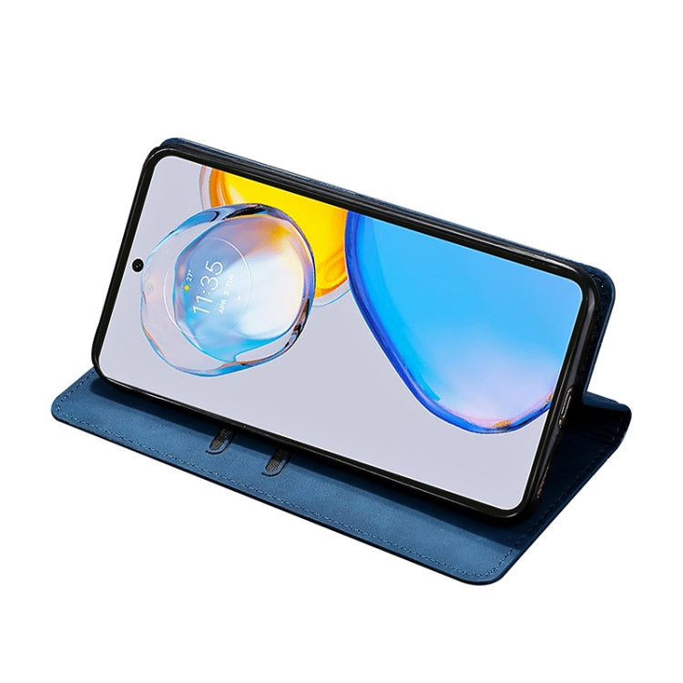 For Sharp Aquos sense7 Plus Skin Feel Magnetic Horizontal Flip Leather Phone Case