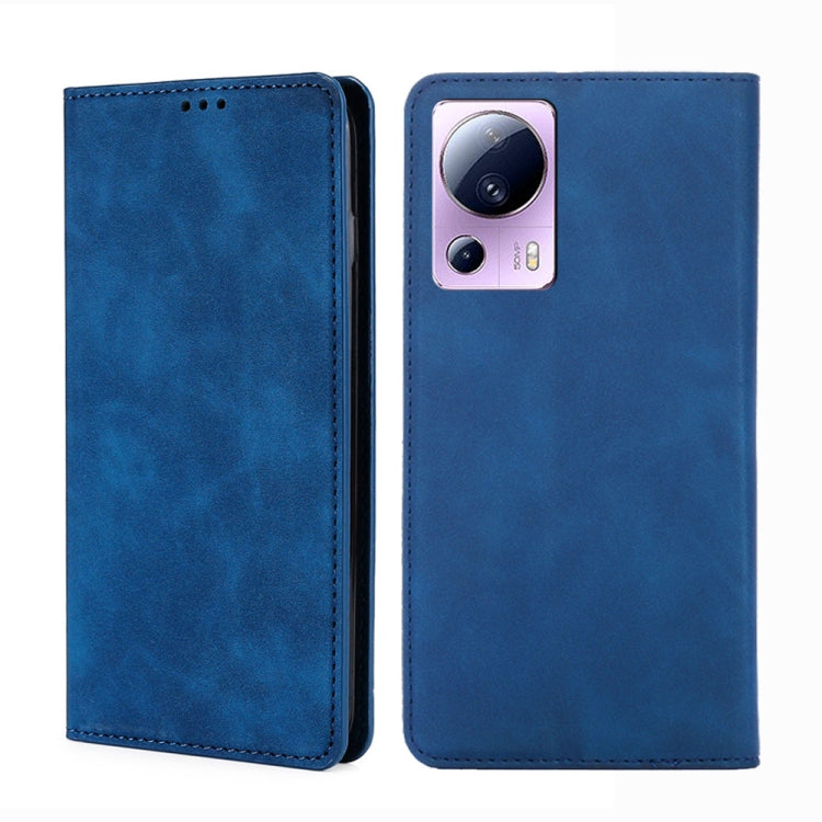 For Xiaomi Civi 2 5G Skin Feel Magnetic Horizontal Flip Leather Phone Case