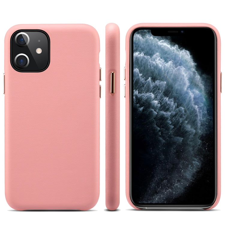 For iPhone 12 mini Lamb Grain PU Back Cover Phone Case
