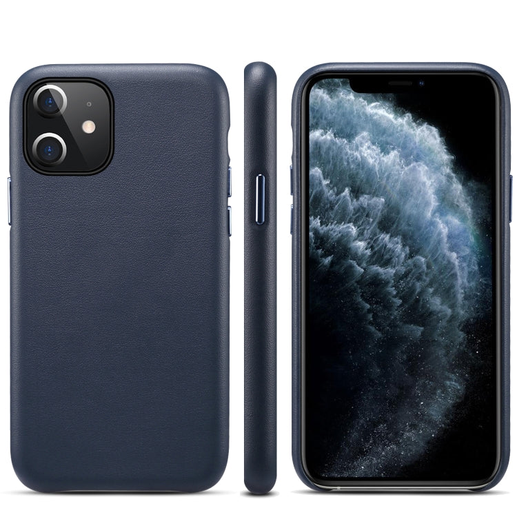 For iPhone 12 mini Lamb Grain PU Back Cover Phone Case