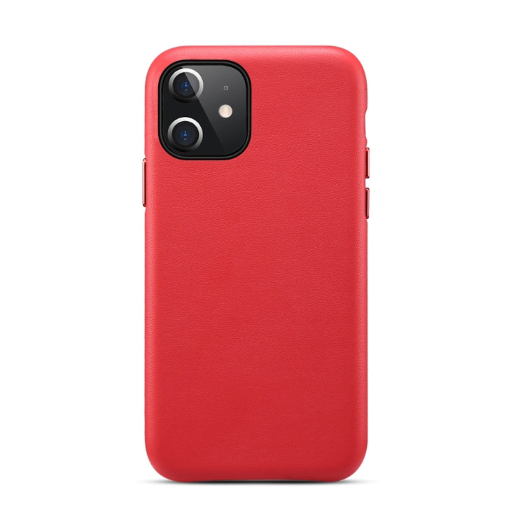For iPhone 12 mini Lamb Grain PU Back Cover Phone Case