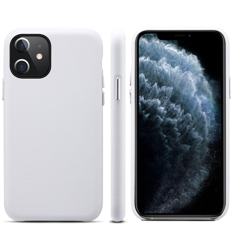 For iPhone 12 mini Lamb Grain PU Back Cover Phone Case