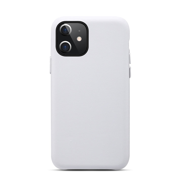 For iPhone 12 mini Lamb Grain PU Back Cover Phone Case